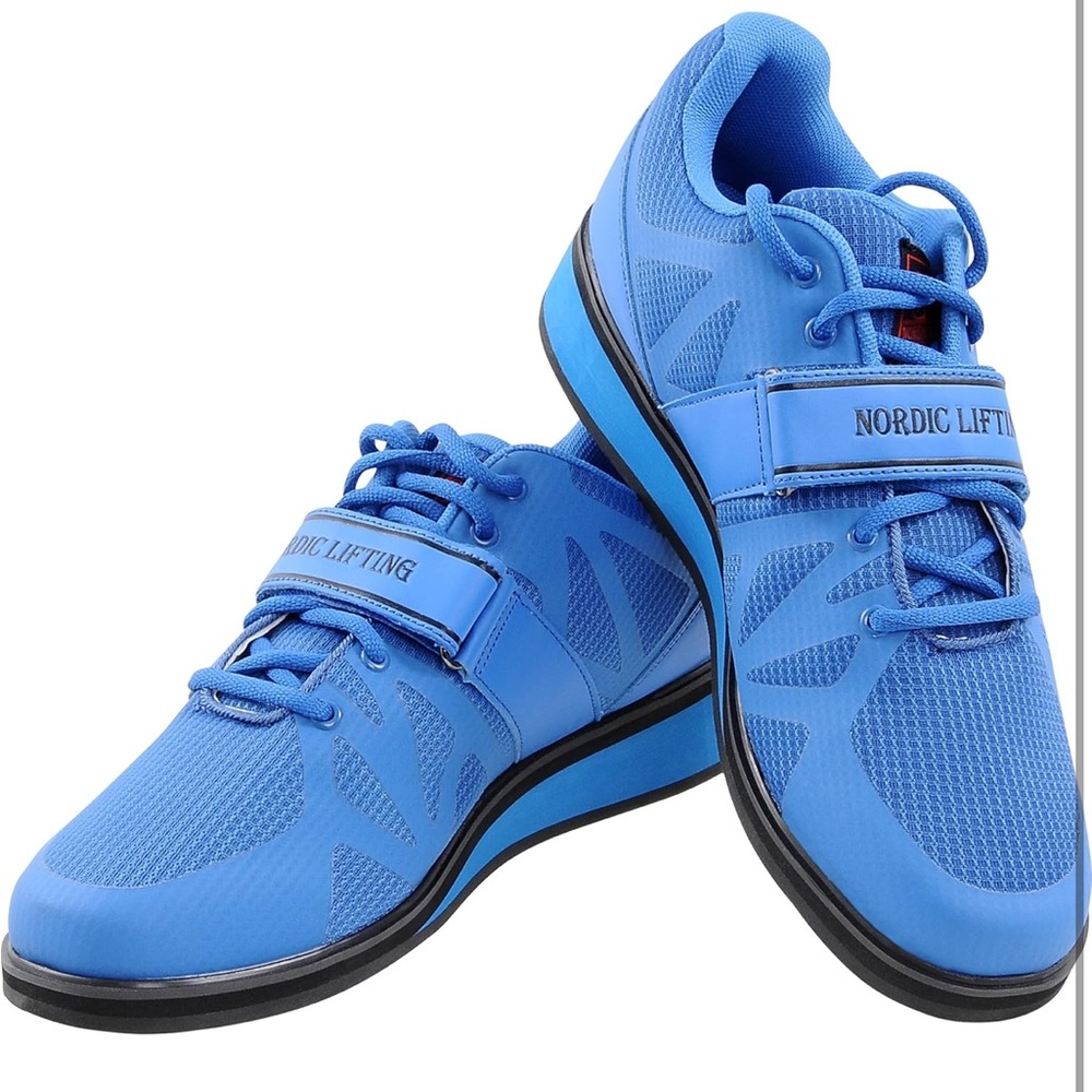 Nordic Lifting Blue Athletic Shoes Nordic Lifting MEGIN Deadlift Shoes NEW